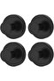 4-Pack Oval Suction Cup Towel Hooks, adhesive wall & door hooks for bathroom, kitchen & home organization.