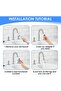 1 piece chrome-plated faucet aerator, 360° rotatable for flexible water flow, dual-function nozzle, fits 55/64 inches (22/24 mm), 2.4*2.4*6 cm - 5