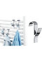 Round radiator hooks, chrome plated, set of 4 - 2