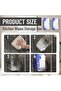Two-piece wall-mounted wet wipes and paper towel holder set - suitable for kitchens, bathrooms, and toilets. - 2