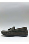 Genuine Leather Nubuck Tasseled Loafer Lightweight Comfortable Flexible Khaki Color Summer Men's Shoes - 3
