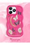 Realme C51/C53 Compatible Wavy Frame Moon Butterfly and Flower Pattern Silicone Phone Case
