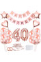 40th Birthday Party Balloon Set