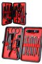 Ilkestor Black Stainless Steel 17 Piece Manicure (05803) Pedicure Set with Leather Case - 2