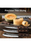 4-Piece Kitchen Knife Set with Protective Sheaths, Ultra-Sharp Chef Knives for Meat and Vegetable Prep, Ergonomic Handle Cooking Cutlery Set for Home Kitchens, Restaurant Chefs and Daily Home Cooks - 5