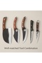 8-Piece Kitchen Knife Set with Storage Bag & Protective Gloves, Chef Knife Set for Home Cooks, Chefs and Housewives, Cooking Cutlery Set for Home Kitchen, Apartment and Restaurant - 3