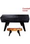 Made of Oxford cloth, sturdy and durable, suitable for table football, waterproof, UV resistant, dustproof, black, dimensions: 163*115*48 cm - 2