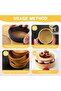 12-Piece Mousse Ring Pack, 9.7x2 cm, Nylon, Black, Perforated Cake Mold, Round, DIY, Cake Rings, Cakes and Desserts, Reusable, Baking Tool, Cake Mold - 7