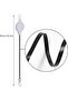 6-Piece Retractable Plant Stand with Wheels (white), height adjustable heavy-duty hanging plant holder. - 3