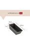Mini cake tin 20 cm - rectangular cake tin - brioche - pastry - steel - 3