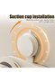 Grey Wall-Mounted Magnetic Hair Dryer Holder Suction Cup Cord Storage Box - 2