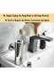 Soap dispenser - 280ml/9.47oz refillable shower soap dispenser - Wall-Mount - SS - w/pump - For Bathroom & Kitchen use - chrome plated - 5