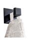 2-pack towel hooks, household towel rack, bathrobe hooks, 304 stainless steel, matte black finish, multi-functional wall hooks - 3