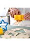 6-Piece Set Kids Bread Slicer Cartoon Designs DIY Lunch Tools Edge Sealer Fruit Cookie Molds - 4