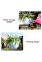 1-Pack Indoor/Outdoor Hanging Planter, 7-Inch Self-Watering Hanging Planter with Automatic Retractable Handle, Kitchens, Balconies, Gardens - 5