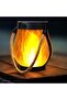 Halloween Decorative Lantern Set 2 Solar Flame Effect Waterproof Purple Dual Modes - 3