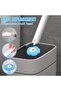 Disposable Toilet Brush Replacement Pack-Wall-Mounted 360 Cleaning Head with Handle-18 Refills - 3