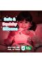 Children's night light - Soft silicone night light - Touch control - 9 colors - Push button - 9.17*9.5*10.94cm - gift for babies & toddlers - 6