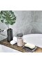 1-Piece Silicone Soap Dish Shower Holder (Grey), Suitable for Bathrooms and Kitchens - 5