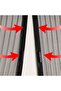 Self-Adhesive Magnetic Mesh Mosquito Screen Door Curtain (Black, 100x210cm) - 4