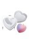 Heart-shaped silicone mold, 3D silicone baking mold, suitable for handmade chocolates, handmade soaps, puddings, and cakes (Love-220ml) - 2