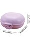 2-Pack Sealed Portable Travel Soap Dish with Lid, Leakproof Small Square Soap Container Box for Gym & Camping - 5