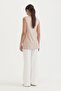 Sleeveless Combed Cotton Undergarment - Stone - 4