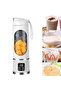 Portable USB Blender, 450ml Blending Cup, 12 Ultra-Sharp Blades, For Smoothies, Creams and Juicing, White