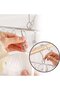 Pieces Double-Layer Metal Sock Hanger, Sock Drying Rack, Stainless Steel Hanging Drying Rack for Socks and Underwear (Stainless Steel Multi-Layer Sock Rack) - 4