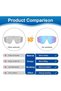 Cycling sunglasses, three-piece set for men and women, road bike sunglasses with UV400 protection, for cycling, motorcycling, running, skiing - 5