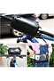 Waterproof Bicycle Handlebar Bag Front Pocket Storage Space Large Capacity Bike Bag Transparent Divider Velcro Closure Road MTB Black - 3