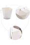 4-Piece Hanging Cup Holder Storage Basket with Wheels and Trolley Accessories 11*12*13cm Hanging Pencil Case Plant Pot Makeup Box (Blue) - 2