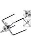 Rotating BBQ Fork Chicken Charcoal Grill Accessories - 2