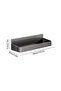 Matte Gray Wall-Mounted Magnetic Storage Shelf for Refrigerator & Metal Surfaces - 2