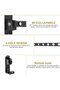 Clothes hooks - foldable, 90° rotatable - 2-pack - 6