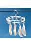 Clothes Dryer Hanger - Clothesline Rack Drying Rack - Drying Clothes - 20 Clips - 34 x 34 x 15 cm - Grey - 2