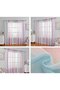2Pcs Plain Voile Semi-Crinkle Transparent Curtains (W40xL60cm), Short Tunnel Hem Window Drape Panels for Living Room and Bedroom - 5