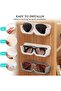 Wall-Mounted Sunglasses Organizer – Hanging holder – For entryway – White - 4