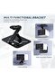 Projector Mount, Desktop Projector Mount Wall Mount Stand, Metal Holder with 1/4 Inch Thread for Home Theater Office (Max Load: 8 kg) - 2