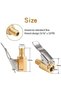 Two 8mm automotive valve stem connectors, automotive valve adapters, compressed air tire inflators, automotive valve connectors for tire valves. - 2