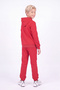 Boy's Printed Kangaroo Pocket Hooded Tracksuit Set - 5