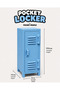 Pocket Locker Mini Desktop Cabinet Organizer |   Decorative Mini Locker - 4