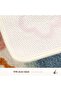 Cute bathroom mat, non-slip shower mat, adorable soft microfiber super absorbent plush rug, size 40 x 60 cm (small flower). - 4
