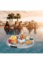 Inflatable pool cup holder, inflatable pool buoy, inflatable beach massage bathtub mattress, inflatable cup holder - 2