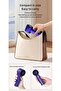 2025 New Arrival - Handheld Fan - Mini Fan - Rechargeable Handheld Fan - Mini Rechargeable Handheld Fan - Pink Handheld Fan with Digital Display - 3