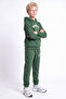 Boy's Printed Kangaroo Pocket Hooded Tracksuit Set - 5