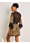 Slip Dress with Robe and Thongs - 5