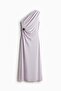 Draped one-shoulder dress - 5