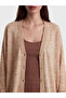 Lcw Dream Brown V-Neck Women's Pajama Top - 3