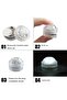 12 Flameless Flickering LED Candle Lights Underwater Battery Powered Remote Control Diving Lighting Christmas Cool White - 2